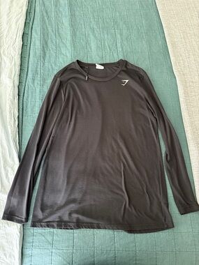 Gymshark Black Long-Sleeve Training Top - Men’s Large